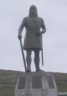 Leif Eriksson in Brattalihd, southwest Greenland