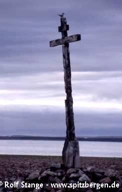 Orthodox cross from the Pomors' days. Murchisonfjord, Nordaustland