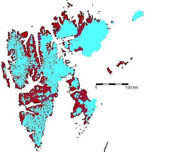 Map Svalbard