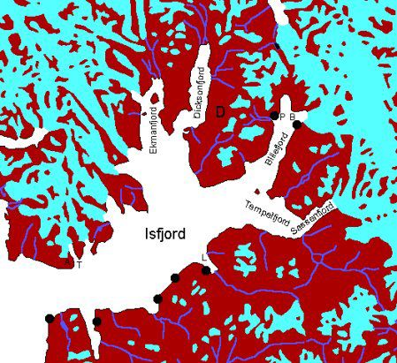 Map Dicksonland-Billefjord