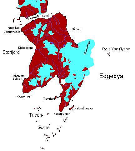 Karte: Edgeøya