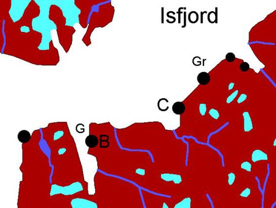 Map Gronfjord-Grumant