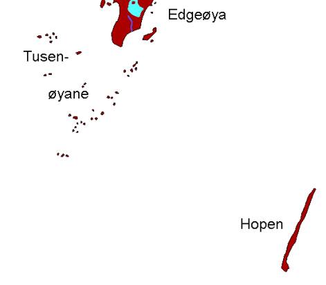 Hopen map