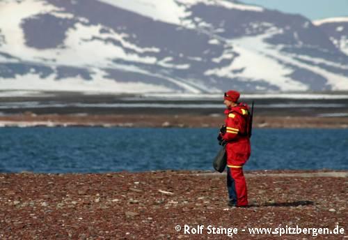 Eisbärenwache, Spitzbergen