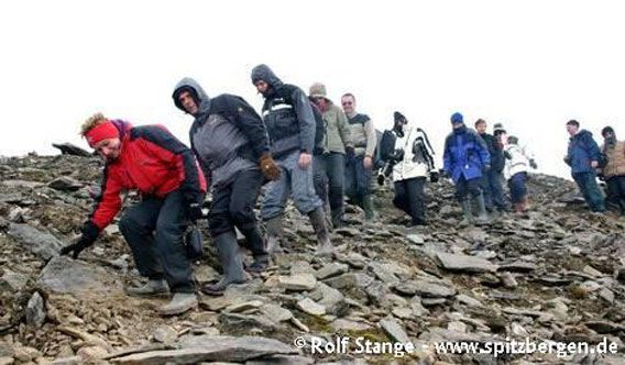 Wandern in Spitzbergen