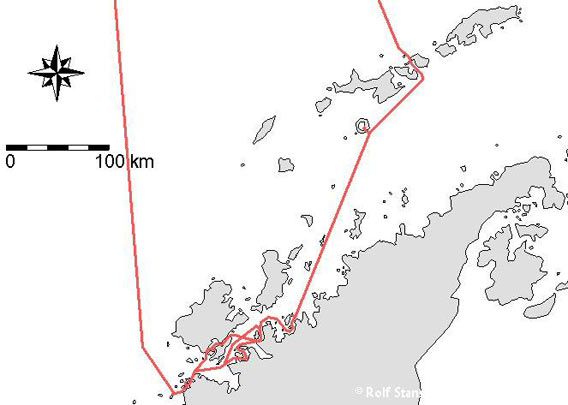 Map - Antarctic Peninsula 2007/03/05-15