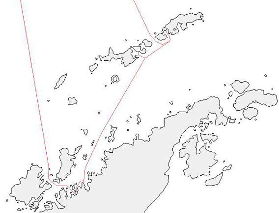 Map - Antarctic Peninsula 2007/02/22-03/05