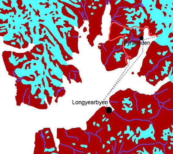 Map Dickson Land