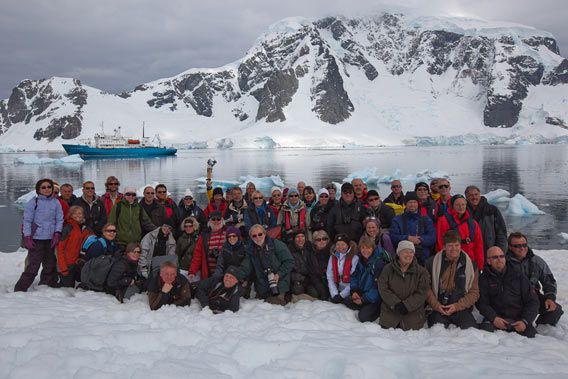 Group photo at Danco Island