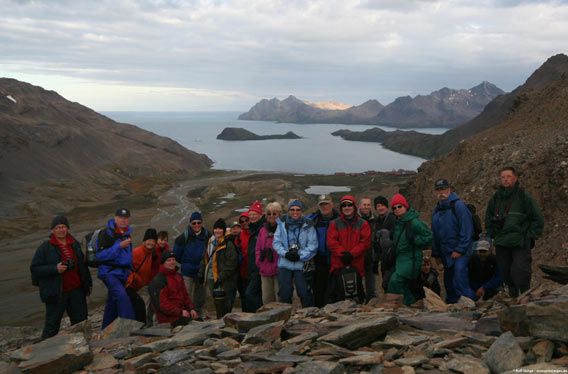 Group photo (»Shackleton hike«, Stromness Valley)