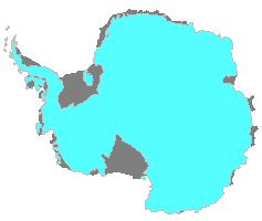 Map Antarctic