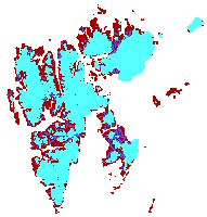 Kart Svalbard