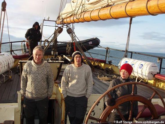 Gert Ritzema, Dickie Koolwijk and Cecilia Sandström navigate the Noorderlicht ...