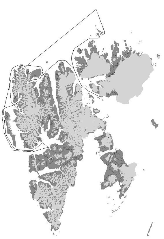 Map - North Spitsbergen 2006/06/21-28