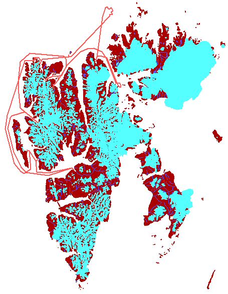 Map - North-Spitsbergen 2007/06/22-29