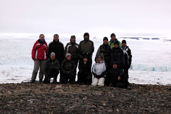 Group photo Lady Franklinfjord