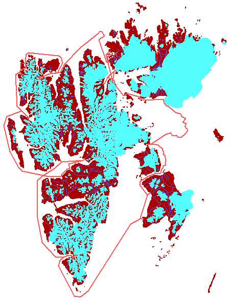 Map Spitsbergen