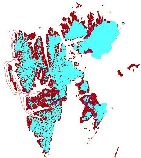 Map Spitsbergen