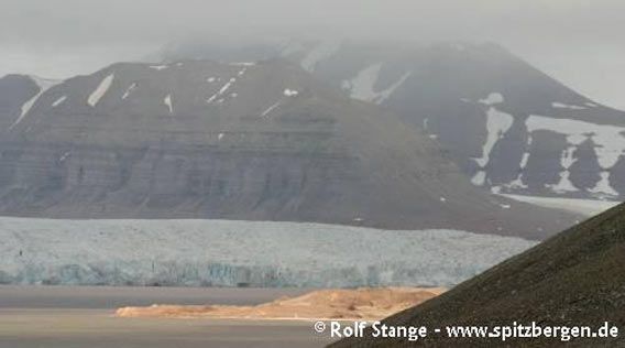 Glacier front in the inner Tempelfjord