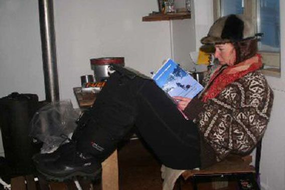 Enjoying polar books in Greenland