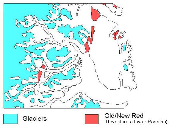 Erosion products: Old Red & New Red