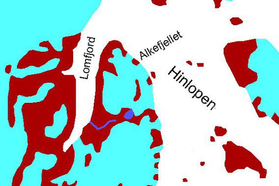 Map Alkefjellet