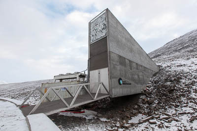 Samenlager bei Longyearbyen