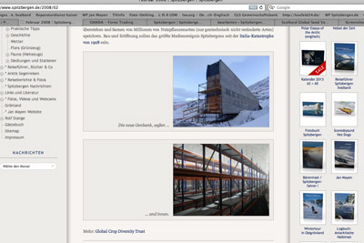 Spitzbergen.de-Nachricht vom Februar 2008