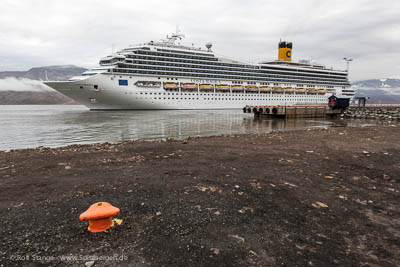 Spitsbergen-tourism: growth in certain parts: Costa Magica