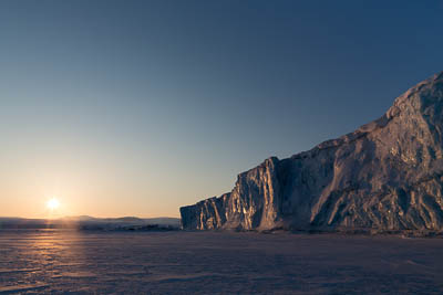 Negribreen, east coast of Spitsbergen.