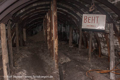 Mine accident in Barentsburg - Ventilation funnel Barentsburg