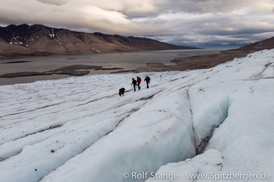 Gletscherwanderung, Spitzbergen