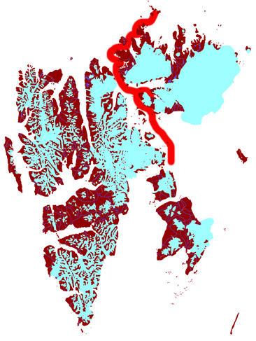 Spitzbergen für Fortgeschrittene mit der Arctica II, 2014: Karte 3