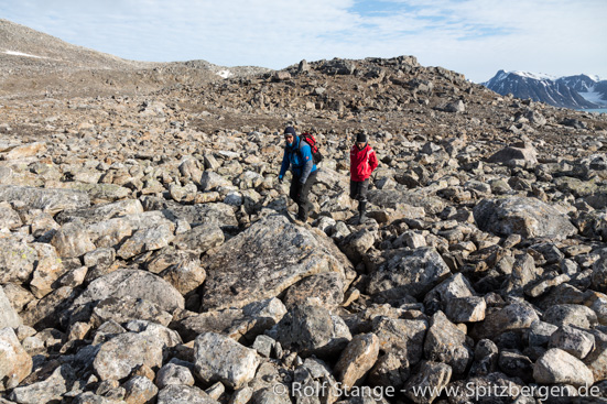 Danskøya: rocky terrain