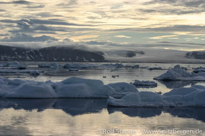 Treibeis bei Spitzbergen