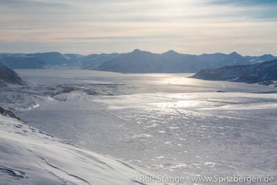 Route nach Pyramiden
