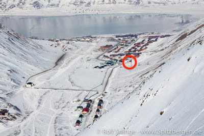 Das alte Krankenhaus in Longyearbyen