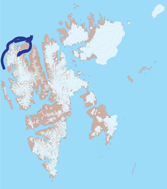 Spitsbergen 05 - 80 degrees, Woodfjord and Liefdefjord