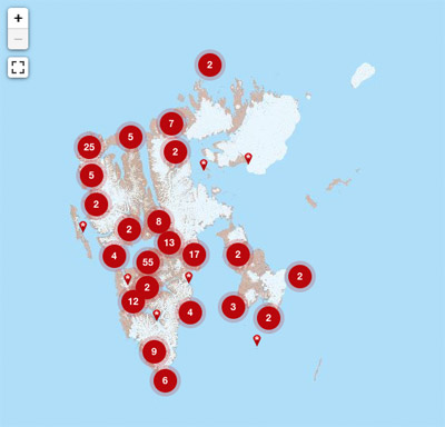 Spitzbergen Weihnachtskarte 2017