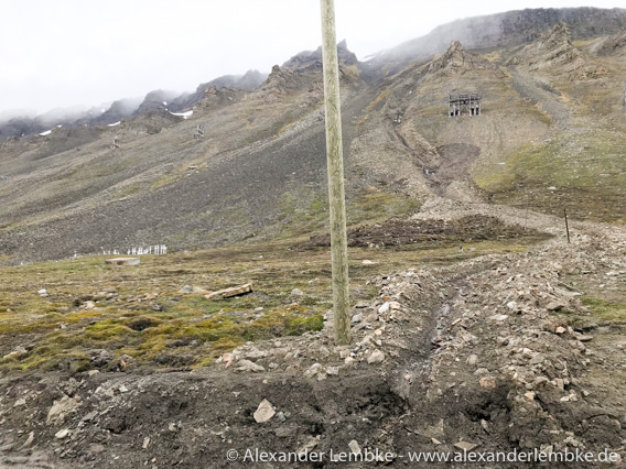 Rutschung Longyearbyen Friedhof