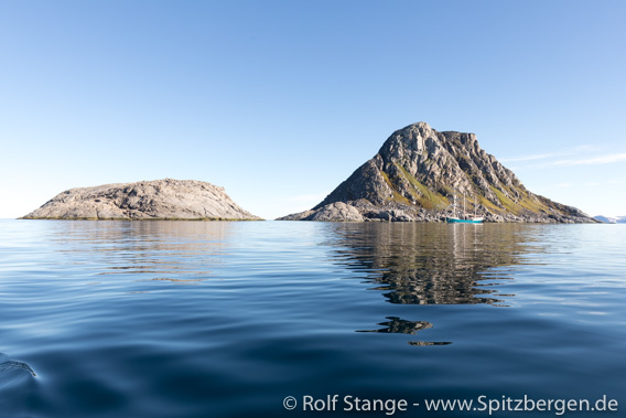 Rossøya & Vesle Taveløya eisfrei, Juli 2018