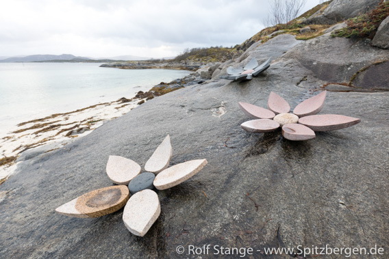 Skulptur auf Tranøy