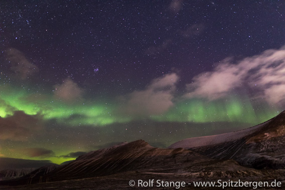 Nordlicht Adventdalen