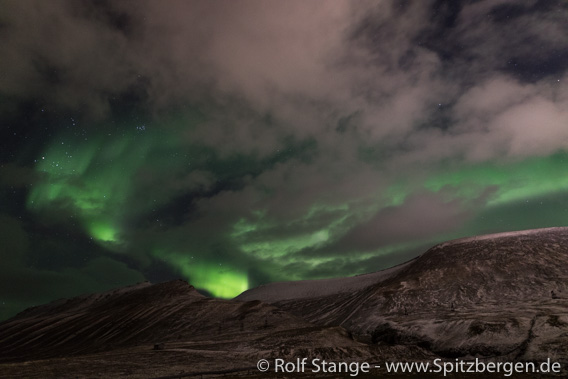 Nordlicht Adventdalen