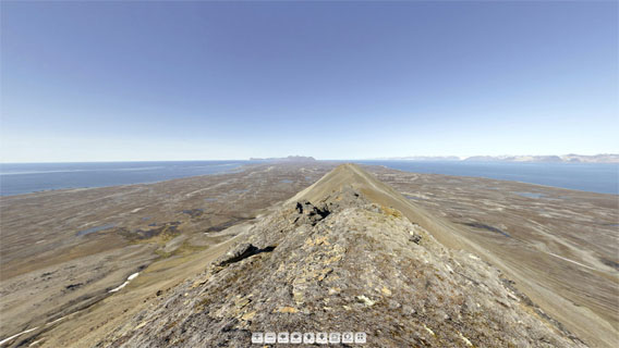 Neue Spitsbergen Panorama: Persiskammen, Prins Karls Forland - just one out of many new Spitsbergen panoramas