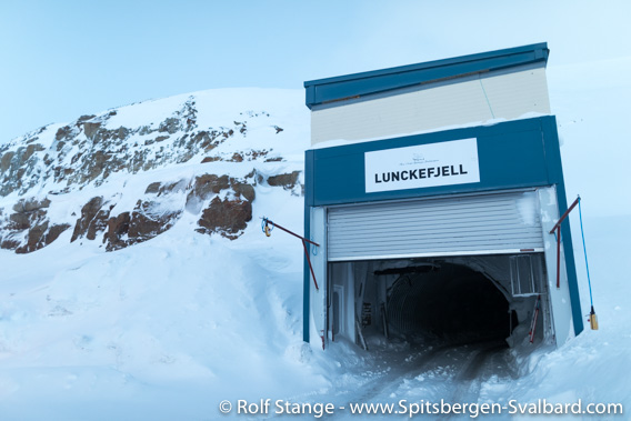 Mine entrance Lunckefjellet