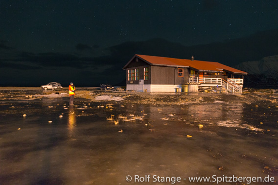 Longyearbyen Camping, Glatteis