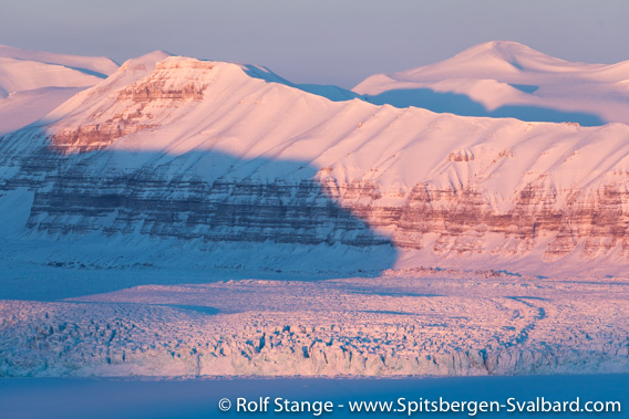 First sunlight in Tempelfjord