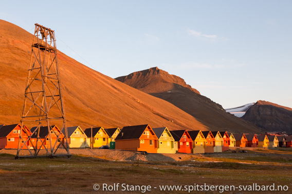 Siste midnattssol i Longyearbyen