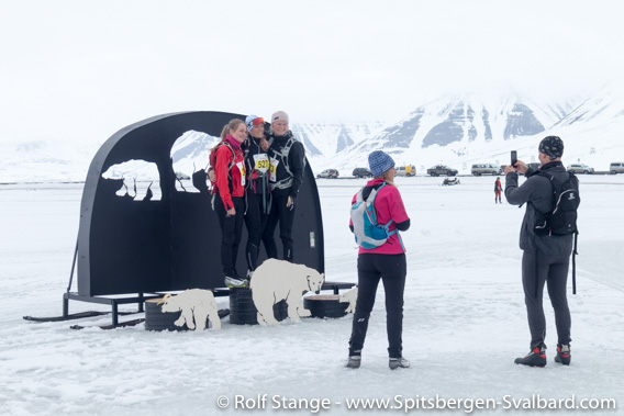 Award ceremony Svalbard Skimarathon